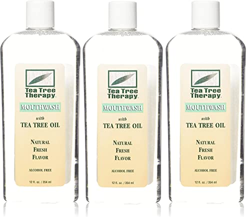 Mouthwash-Tea Tree Alcohol Free Tea Tree Therapy 12 oz Liquid (3-Pack)