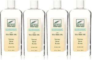 mouthwash-tea tree alcohol free tea tree therapy 12 oz liquid (4-pack)