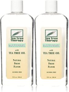 mouthwash-tea tree alcohol free tea tree therapy 12 oz liquid (2-pack)