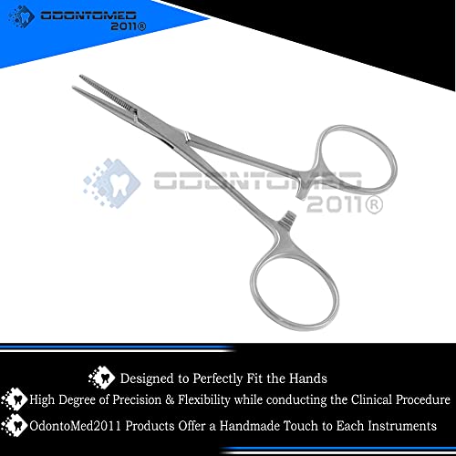 Mosquito Hemostat Locking Forceps 3.5 Inches, Straight Stainless Steel - Multipurpose Ideal Hemostats for Nurses, Fishing Forceps, Crafts and Hobby