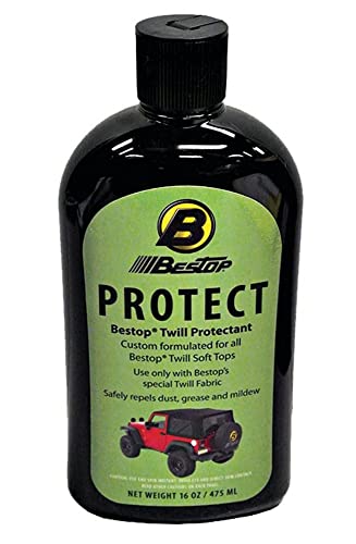 Bestop 1121700 16-oz. Black & Color Twill Fabric Protectant