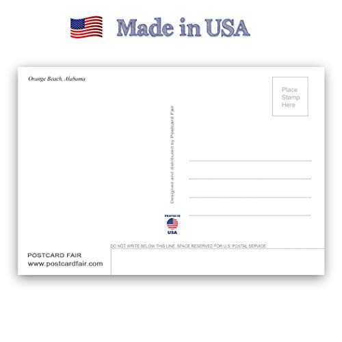 AMERICA THE BEAUTIFUL postcard set. 50 modern post cards variety pack. These postcards depict all fifty states of the United States of America. Made in USA.