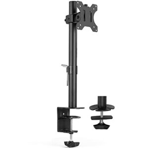 vivo single 13 to 38 inch lcd monitor heavy duty desk mount stand, holds 1 standard to ultrawide screen up to 38 inches, stand-v001c