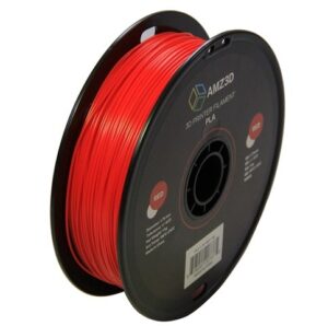 1.75mm red pla 3d printer filament - 1kg spool (2.2 lbs) - dimensional accuracy +/- 0.03mm