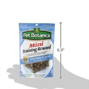 Pet Botanics Mini Training Rewards for Dogs 3 Flavor Variety Bundle: (1) Bacon, (1) Chicken and (1) Beef, 4 Oz Ea (200 Count per Bag, 3 Bags Total)