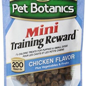 Pet Botanics Mini Training Rewards for Dogs 3 Flavor Variety Bundle: (1) Bacon, (1) Chicken and (1) Beef, 4 Oz Ea (200 Count per Bag, 3 Bags Total)