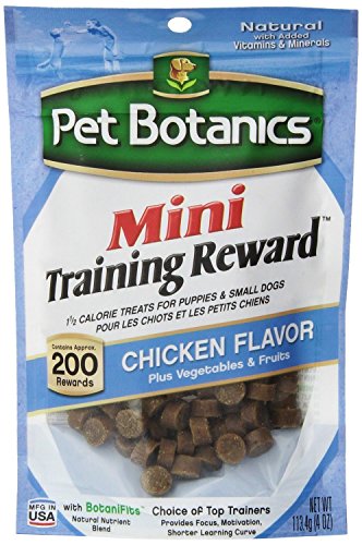 Pet Botanics Mini Training Rewards for Dogs 3 Flavor Variety Bundle: (1) Bacon, (1) Chicken and (1) Beef, 4 Oz Ea (200 Count per Bag, 3 Bags Total)