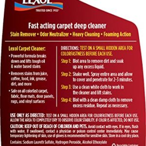 Lexol E301253000 Auto Interior Carpet Deep Cleaner, 16.9 oz