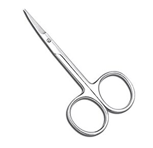 Fine Tip (Curved) Scissors 3.5 inch Extra Sharp Made from German Stainless Steel By ThreadNanny