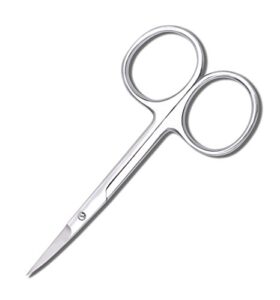 fine tip (curved) scissors 3.5 inch extra sharp made from german stainless steel by threadnanny
