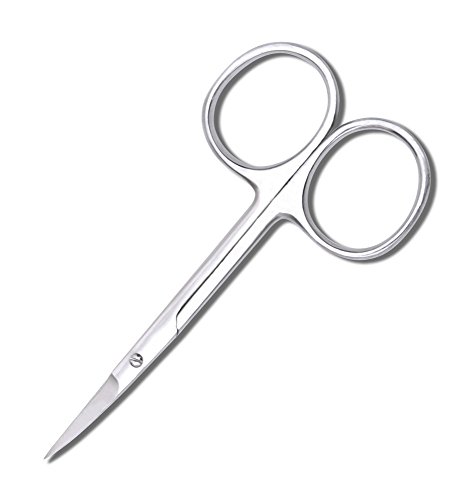 Fine Tip (Curved) Scissors 3.5 inch Extra Sharp Made from German Stainless Steel By ThreadNanny