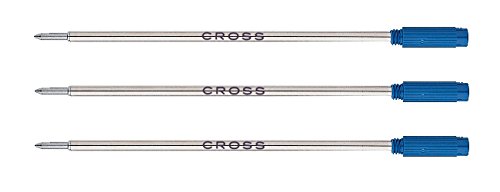 Cross Medium Ballpoint Pen Refill - Blue (Pack of 3)