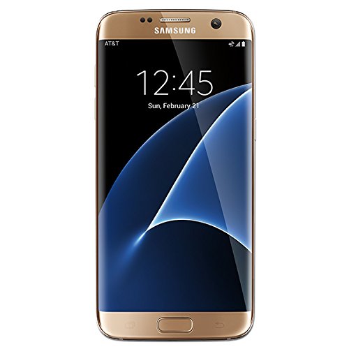 Samsung Galaxy S7 Edge Factory Unlocked Phone 32 GB - Internationally Sourced (Middle East/African/Asia) Version G935FD- Platinum Gold