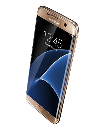 Samsung Galaxy S7 Edge Factory Unlocked Phone 32 GB - Internationally Sourced (Middle East/African/Asia) Version G935FD- Platinum Gold