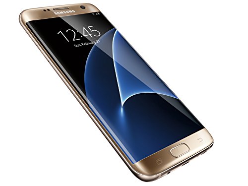 Samsung Galaxy S7 Edge Factory Unlocked Phone 32 GB - Internationally Sourced (Middle East/African/Asia) Version G935FD- Platinum Gold