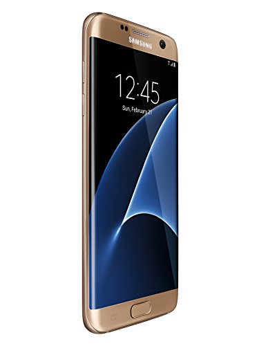 Samsung Galaxy S7 Edge Factory Unlocked Phone 32 GB - Internationally Sourced (Middle East/African/Asia) Version G935FD- Platinum Gold
