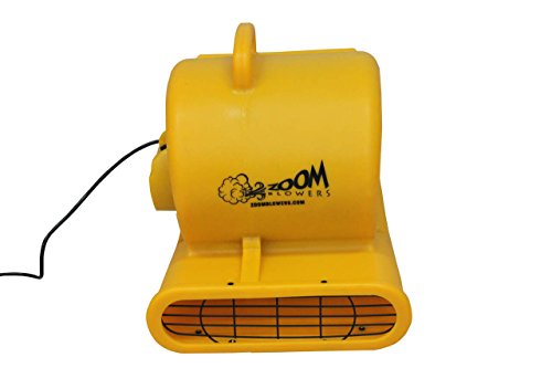 Zoom Blowers® 1/3 Horsepower Carpet Dryer, Air Mover | Commercial Grade Floor Blower Fan