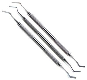3 pcs superior dental heidemann spatulas composite plastic filling restorative instrument