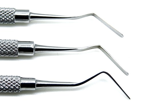 3 Pcs Superior Dental Heidemann Spatulas Composite Plastic Filling Restorative Instrument