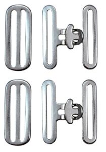 derby originals premium heavy-duty universal surcingle replacement set - repair and restore any horse blanket nickel plated hardware