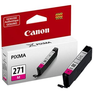 canon 0392c001 (cli-271) ink cartridge, magenta - in retail packaging
