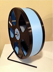 wodent wheel 11" diameter safety shield(light blue black)(12.3" total height)