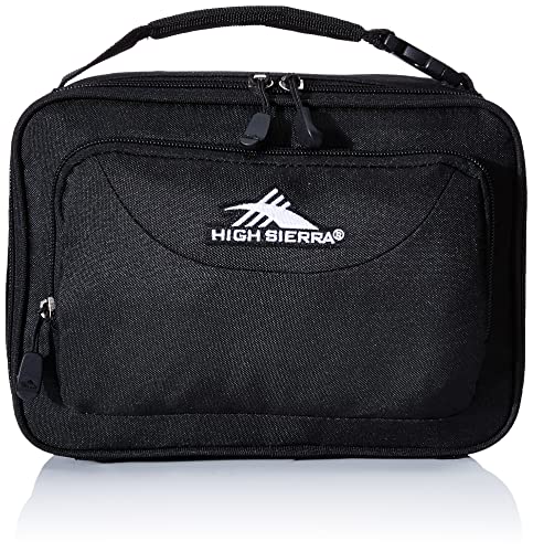 High Sierra Single Compartment Lunch Bag, Black, One Size