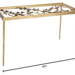 Safavieh Home Collection Rosalia Butterfly Desk, Antique Gold