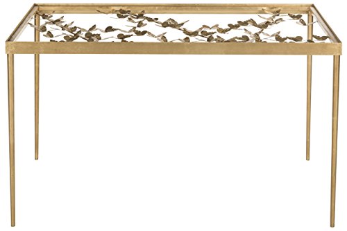 Safavieh Home Collection Rosalia Butterfly Desk, Antique Gold