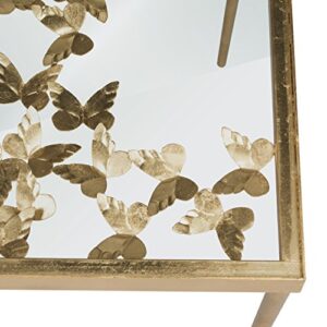 Safavieh Home Collection Rosalia Butterfly Desk, Antique Gold