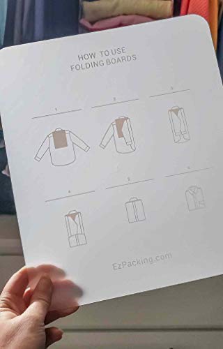 Laundry Folding Boards for Clothing & Garments Set of 3 / For Adults & Kids/Perfect for T-Shirts, Dress Shirts & Sweaters/Folding Helper Tool in Small, Medium & Large/For Travel, Home or Retail