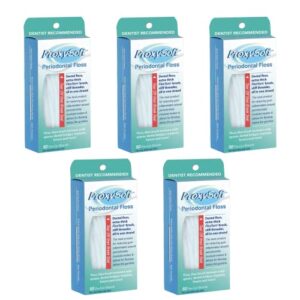 proxysoft periodontal floss - 5pk (250 strands)