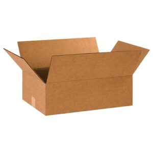 partners brand 18x12x6 corrugated cardboard boxes, 18"l x 12"w x 6"h, pack of 25 | shipping, packaging, moving, storage box for business, strong wholesale bulk boxes 18x12x6 18126