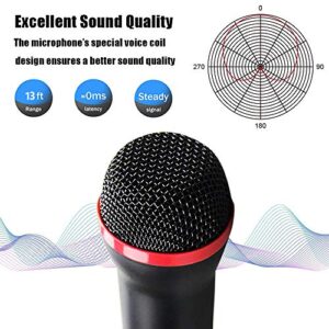 TPFOON 4M 13FT Wired USB Microphone for Rock Band, Guitar Hero, Let's Sing - Compatible with Sony PS2, PS3, PS4, PS5, Nintendo Switch, Wii, Wii U, Microsoft Xbox 360, Xbox One and PC