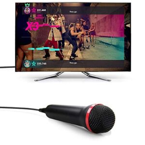 TPFOON 4M 13FT Wired USB Microphone for Rock Band, Guitar Hero, Let's Sing - Compatible with Sony PS2, PS3, PS4, PS5, Nintendo Switch, Wii, Wii U, Microsoft Xbox 360, Xbox One and PC