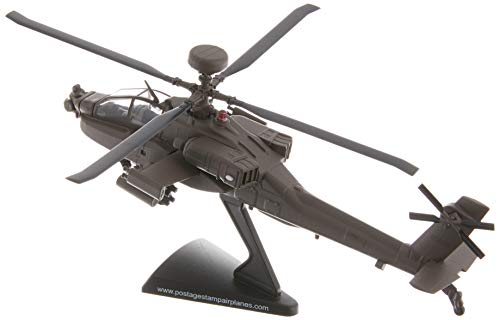 Daron Postage Stamp Boeing AH-64D Apache Longbow 1/100 Scale Diecast Display Model with Stand ,Medium