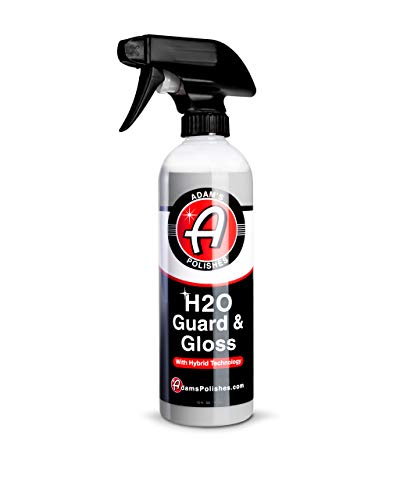 Adam’s H2O Guard & Gloss (16oz) - Car Detailing Hybrid Top Coat Silica Sealant, Car Wax & Polish Quick Detailer | After Car Wash Seals, Shines, and Protects All Exterior Surfaces