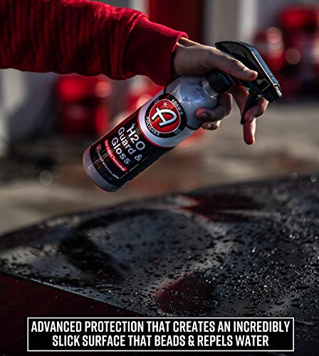 Adam’s H2O Guard & Gloss (16oz) - Car Detailing Hybrid Top Coat Silica Sealant, Car Wax & Polish Quick Detailer | After Car Wash Seals, Shines, and Protects All Exterior Surfaces