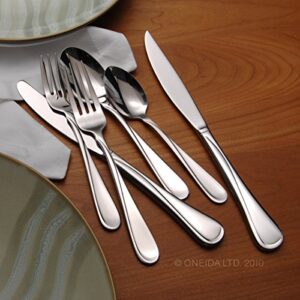 Oneida Flight Everyday Flatware Salad Forks, Set of 4