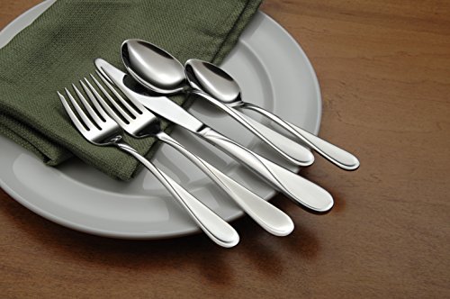 Oneida Flight Everyday Flatware Salad Forks, Set of 4