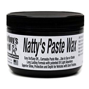 Poorboy's World PB-NPBLK08 Nattys Carnauba Paste Wax, Black,235ml