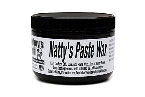 Poorboy's World PB-NPBLK08 Nattys Carnauba Paste Wax, Black,235ml