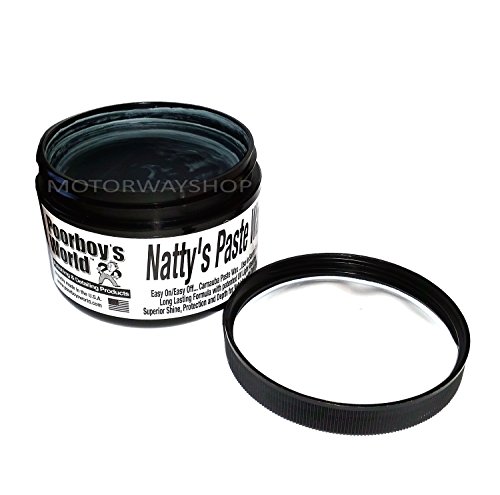 Poorboy's World PB-NPBLK08 Nattys Carnauba Paste Wax, Black,235ml