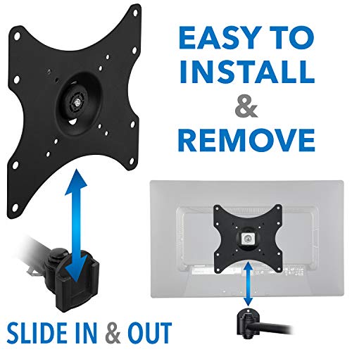 Mount-It! TV Wall Mount Bracket | Quick Release | Full Motion Swing Out Tilt Swivel | Articulating Arm for 13-42" Flat Screens and Monitors | VESA 75 to 200 | 44 Pound Capacity | Anti-Theft Locking