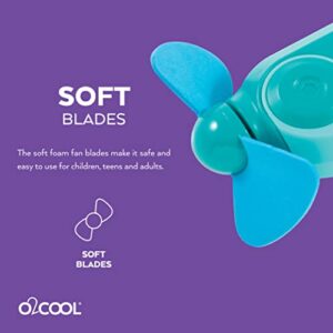 O2COOL Sport Misting Fan, Teal