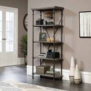 Sauder Canal Street 5-Shelf Bookcase, Northern Oak finish