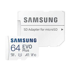 samsung evo plus 64gb microsd xc class 10 uhs-1 mobile memory card for samsung galaxy j3 j1 nxt ace a9 a7 a5 a3 tab a 7.0 e 8.0 view on7 on5 z3