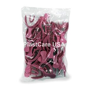 30 Full Arch Pink Disposable Dental Bite Registration Trays for Teeth Molds, 1 Box of 30 Bite Impression Trays