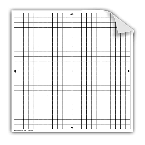 Geyer Instructional Products 502895 Static Cling Grid, Coordinate Plane