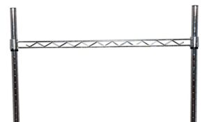 14" wide chrome hang rail